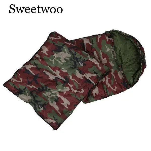 New Outdoor Sale High Quality Cotton Camping Sleeping Bag,envelope Style, Army Or Military Or Camouflage Sleeping Bags