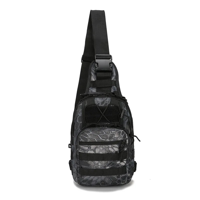 Hot sale Nylon Outdoor Bag Camping waterproof Fishing Bag climbing Men army camouflage tactical Chest Pack Shoulder Bags