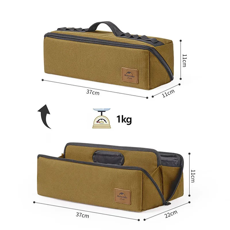 Naturehike Star Camping Tools Storage Bag Outdoor Hiking Tent Accessories Folding Bags 900D Waterproof Durable Wear Resistant