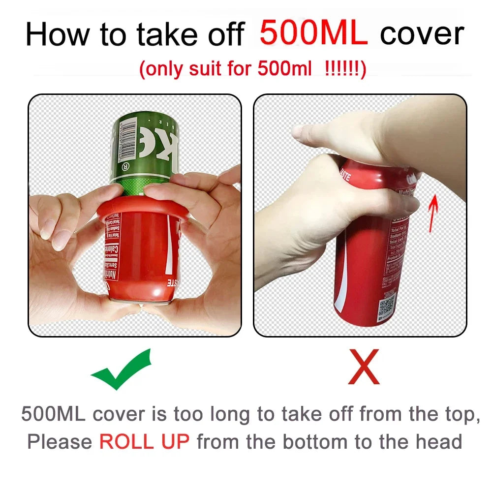 hide a beer Skinny Can Cover Bottle Sleeve Case Cover Bottle Holder Thermal Bag 330ml to 500ml Camping Travel Hiking Accessory