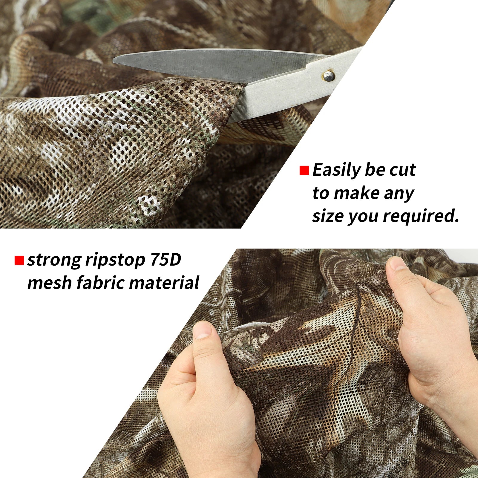 Camouflage Mesh Fabric Cloth Sun Shelter Camo Netting Home Garden Fence Decoration Camping Hunting Camouflaged Networks