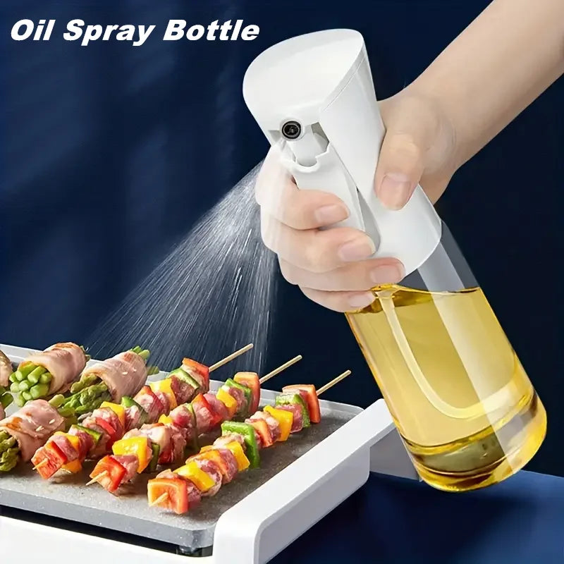 Oil Spray Bottle For Cooking Kitchen Olive Oil Sprayer For Camping BBQ Baking Vinegar Soy Sauce 200ml 300ml  Kitchen Accessories