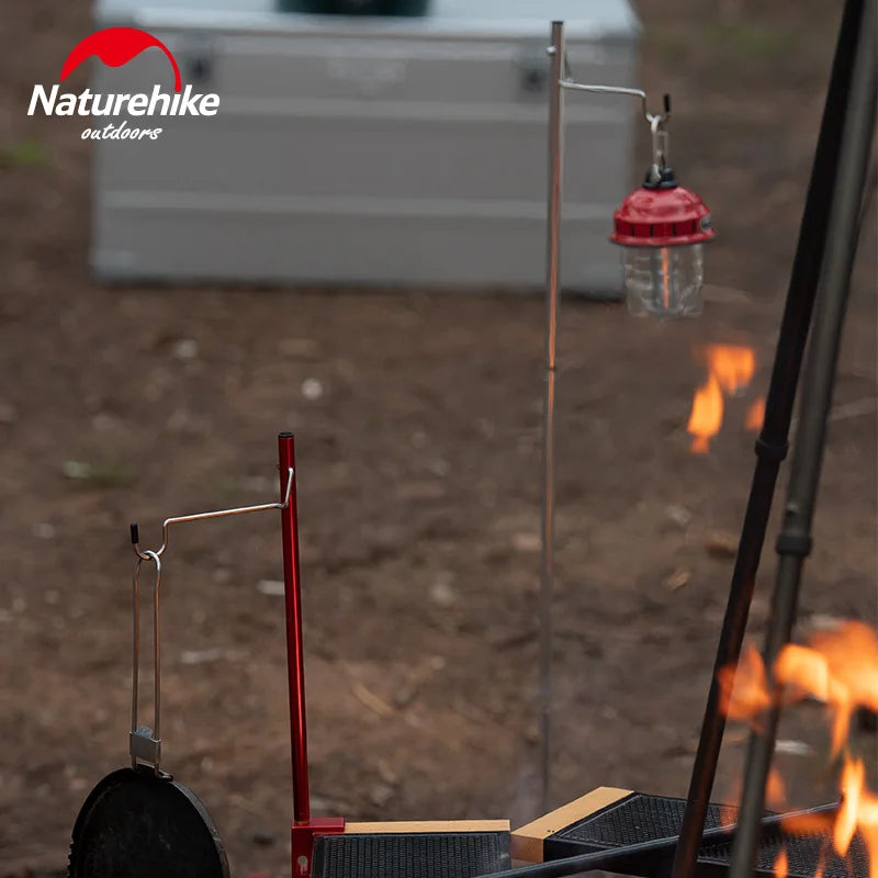 Naturehike Lantern Hanger Outdoor Travel Lamp Stand Folding Tent Light Pole Lamp Hanger Portable Camping Equipment Lantern Stand