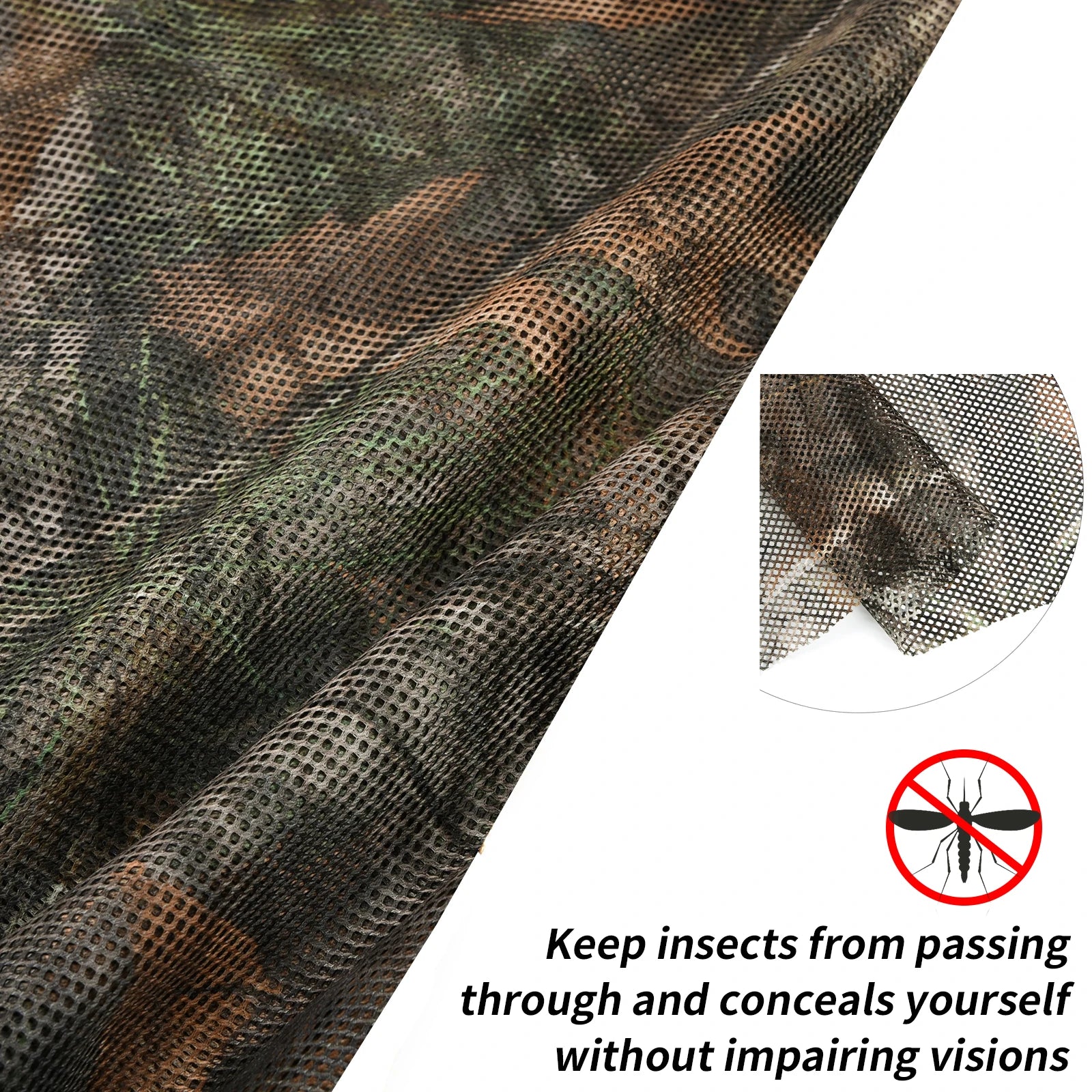 Camouflage Mesh Fabric Cloth Sun Shelter Camo Netting Home Garden Fence Decoration Camping Hunting Camouflaged Networks